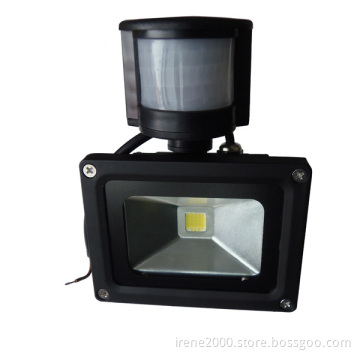 10W Waterproof IP65 LED Flood Light with Light Sense Moving PIR Sense